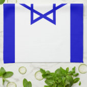 Vlag van Israël Theedoek (Gevouwen)
