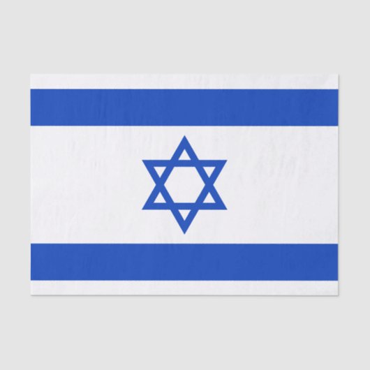Vlag van Israël Tissuepapier (Voorkant)