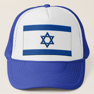 vlag van israël trucker pet