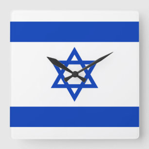 Vlag van Israël Vierkante Klok