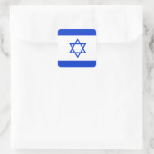 Vlag van Israël Vierkante Sticker (Tas)