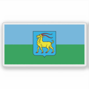 Vlag van Istrië, Kroatië Sticker