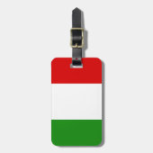 Vlag van Italië Bagagelabel (Voorkant verticaal)
