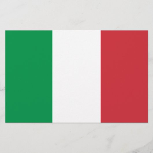 Vlag van Italië Briefpapier (Voorkant)