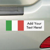 Vlag van Italië Bumpersticker (Op auto)