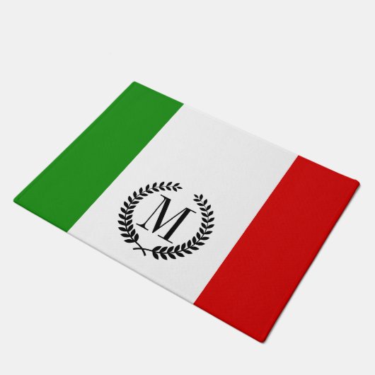 Vlag van Italië Deurmat (Schuin)