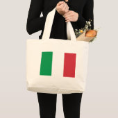 Vlag van Italië Grote Tote Bag (Voorkant (product))