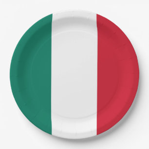 Vlag van Italië Italië Italië Italië Italië I Papieren Bordje