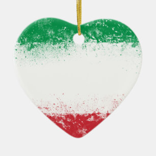 Vlag van Italië Keramisch Ornament