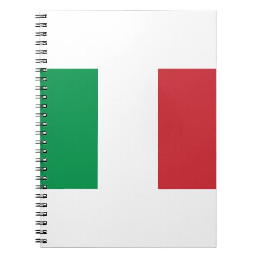Vlag van Italië Notitieboek (Voorkant)