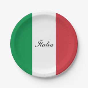 Vlag van Italië Papieren Bordje