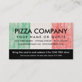 vlag van italië pizza coupon