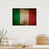 vlag van Italië Poster (Keuken)