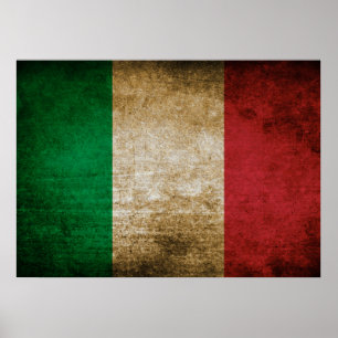  vlag van Italië Poster
