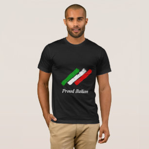 Vlag van Italië. Proud Italiaans. T-shirt