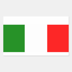 Vlag van Italië Rechthoekige Sticker
