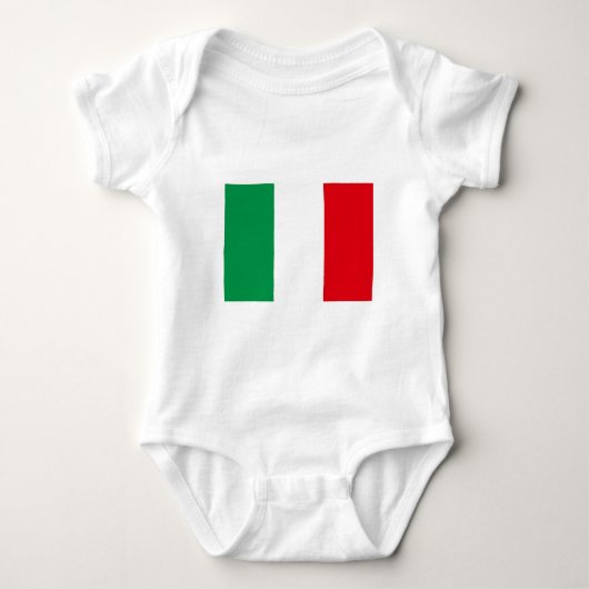 Vlag van Italië Romper (Voorkant)