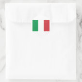 Vlag van Italië Ronde Sticker (Tas)
