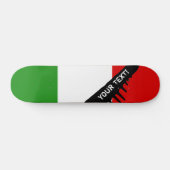 Vlag van Italië Skateboard (Horizontaal)