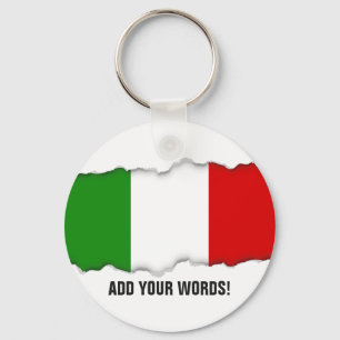 Vlag van Italië Sleutelhanger