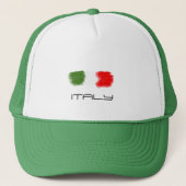 Vlag van Italië Trucker Pet (Voorkant)