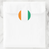 Vlag van Ivoorkust - Drapeau de la Côte d'Ivoire Ronde Sticker (Tas)
