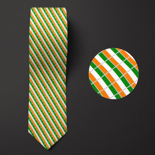 Vlag van Ivoorkust Patroon Stropdas