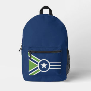 Vlag van Jackson, Tennessee Bedrukte Rugzak