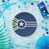 Vlag van Jackson, Tennessee Papieren Bordje (Feest)