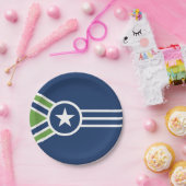 Vlag van Jackson, Tennessee Papieren Bordje (Feest)