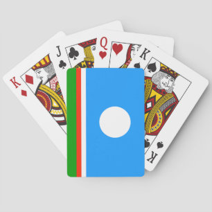 Vlag van Jakoetië Pokerkaarten