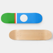 Vlag van Jakoetië Skateboard (Horizontaal)