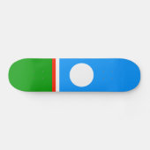 Vlag van Jakoetië Skateboard (Horizontaal)