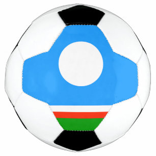 Vlag van Jakoetië Voetbal