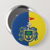 Vlag van Jalisco Ronde Button 4,0 Cm (Voorkant /achterkant)