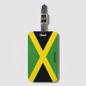 Vlag van Jamaica Bagagelabel (Voorkant (verticaal))