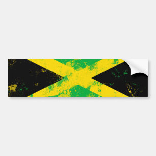 Vlag van Jamaica Bumpersticker