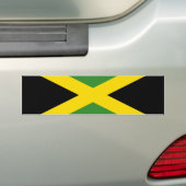Vlag van Jamaica Bumpersticker (Op auto)