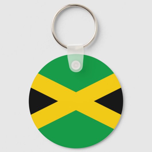 Vlag van Jamaica - Jamaicaanse vlag Sleutelhanger (Voorkant)