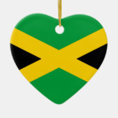 Vlag van Jamaica Keramisch Ornament (Voorkant)