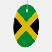 Vlag van Jamaica Keramisch Ornament (Rechts)
