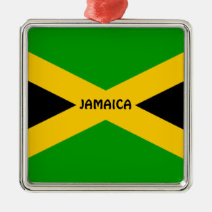 Vlag van Jamaica Metalen Ornament
