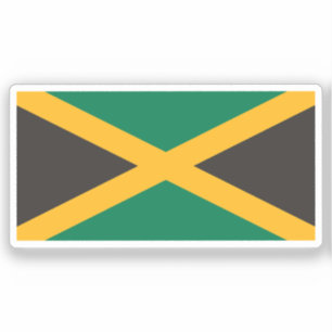 Vlag van Jamaica op maat gesneden vinyl sticker