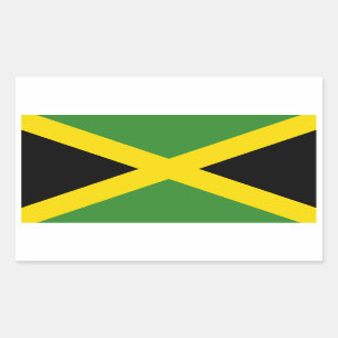 Vlag van Jamaica Rechthoekige Sticker
