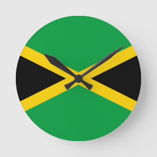 Vlag van Jamaica Ronde Klok