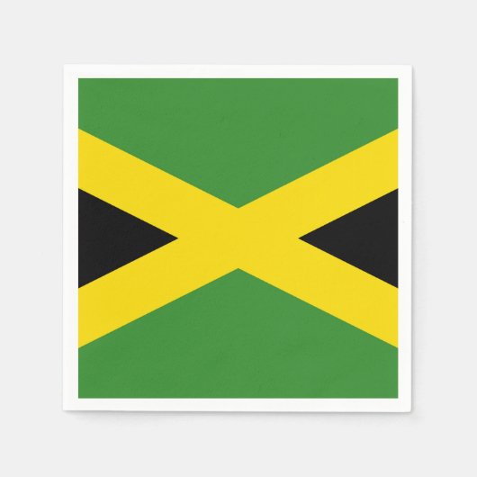 Vlag van Jamaica Servet (Voorkant)