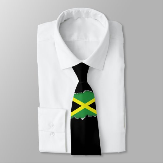 Vlag van Jamaica Stropdas (Gebonden)