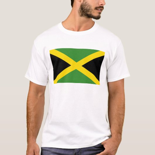 Vlag van Jamaica T-shirt (Voorkant)