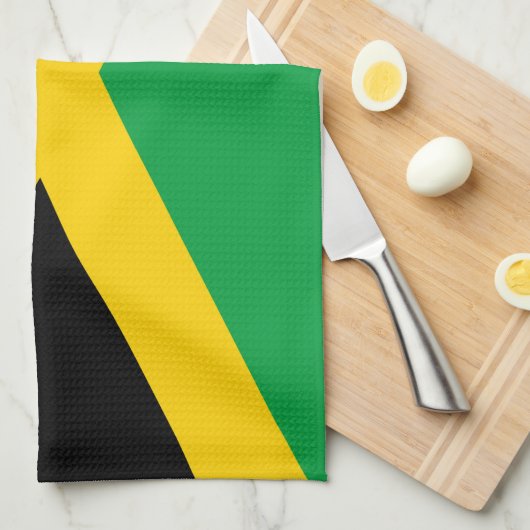 Vlag van Jamaica Theedoek (Quarter Fold)