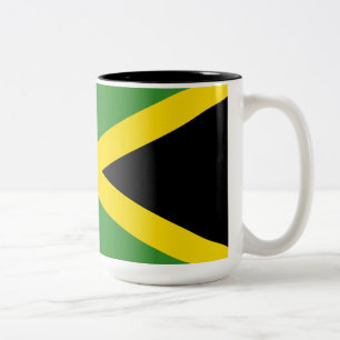 Vlag van Jamaica Tweekleurige Koffiemok